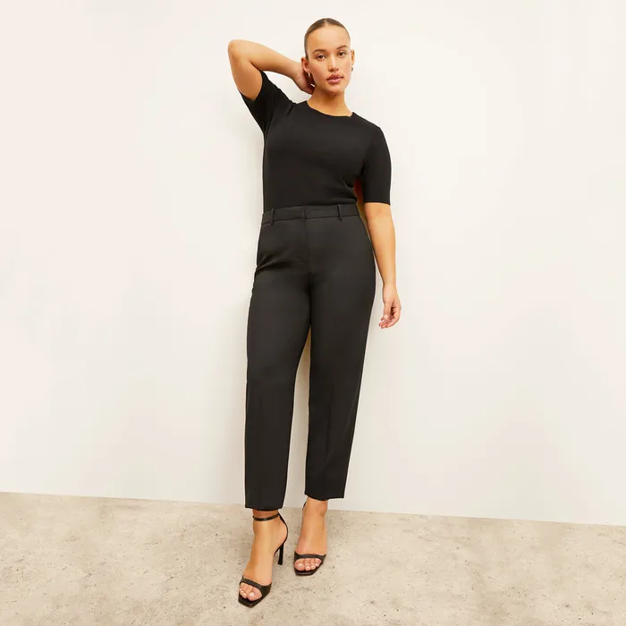 Tops Women The Choe Top 8211 Eco 365Knit Black M M LaFleur