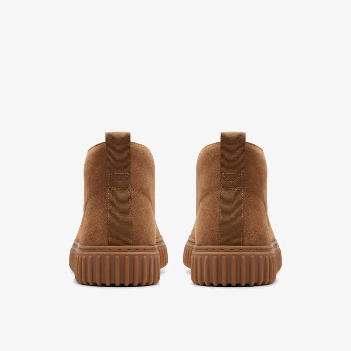 Torhill Desert Boot Cognac Suede Men Clarks Boots