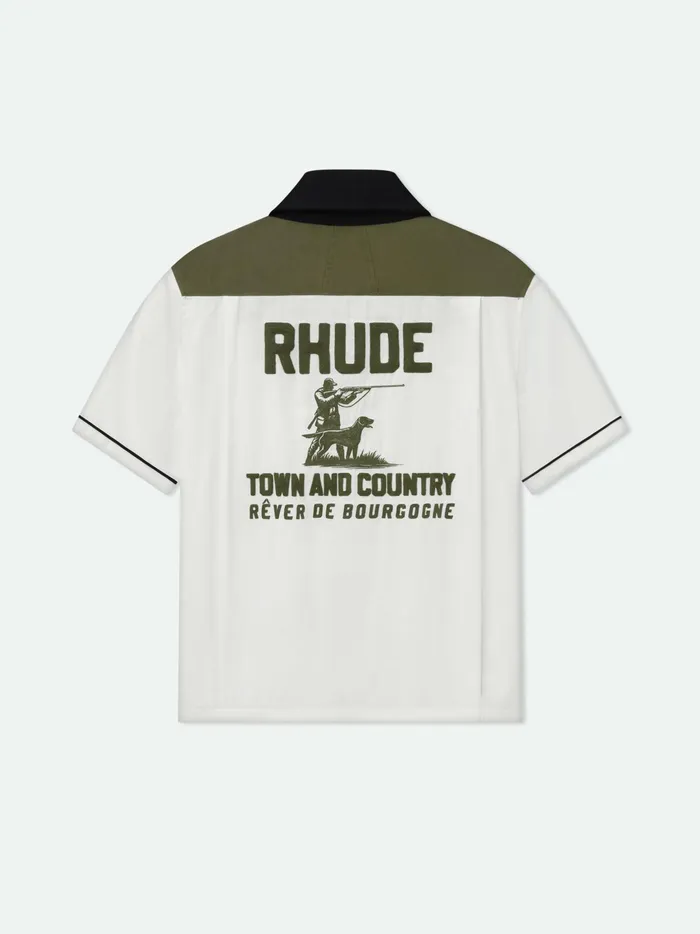TOWN and COUNTRY BOWLING SHIRT Men Rhude Shirts