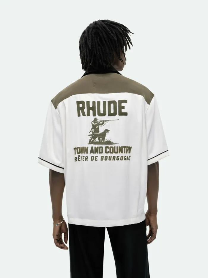 TOWN and COUNTRY BOWLING SHIRT Men Rhude Shirts