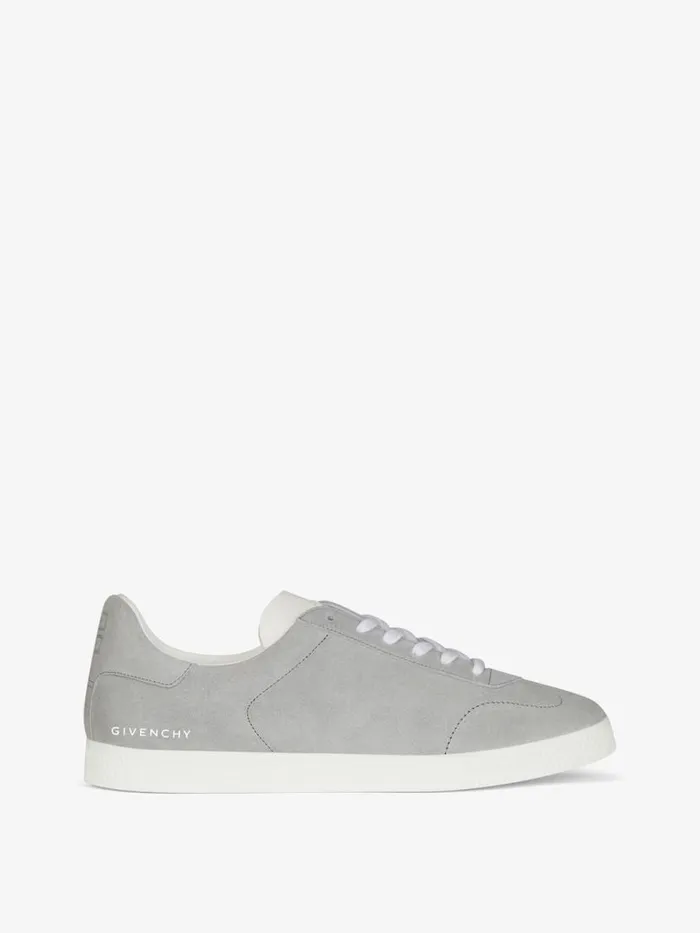 Town Sneakers In Suede Light Grey Men Givenchy Sneakers