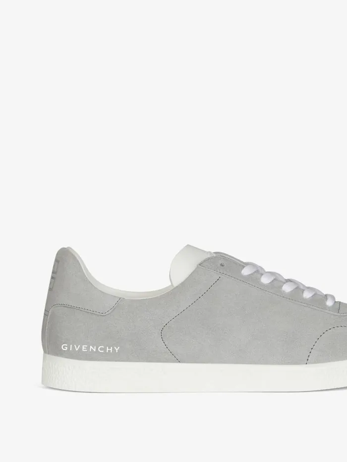 Town Sneakers In Suede Light Grey Men Givenchy Sneakers