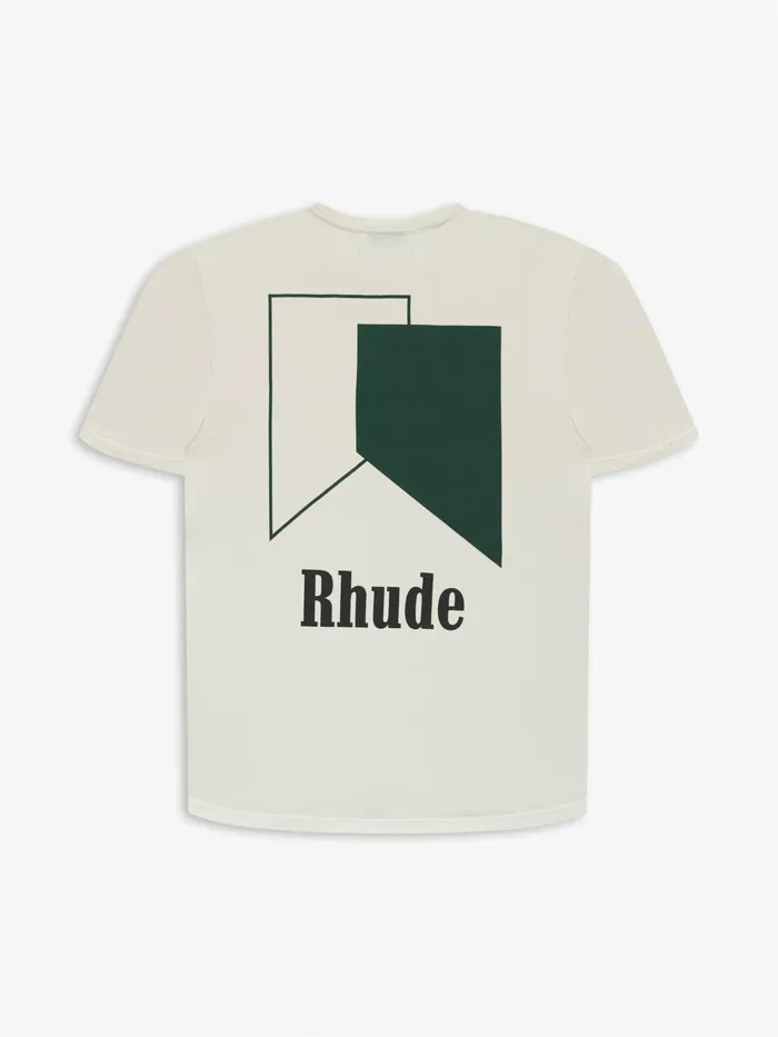 TRACK LOGO TEE Men Rhude Tees TRACK LOGO TEE Men Rhude Tees