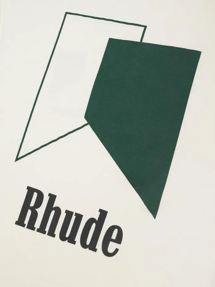 TRACK LOGO TEE Men Rhude Tees TRACK LOGO TEE Men Rhude Tees