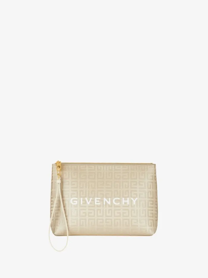 Travel Pouch In 4g Coated Canvas Natural Beige Women Givenchy Wallets and Card Holders Travel Pouch In 4g Coated Canvas Natural Beige Women Givenchy Wallets and Card Holders