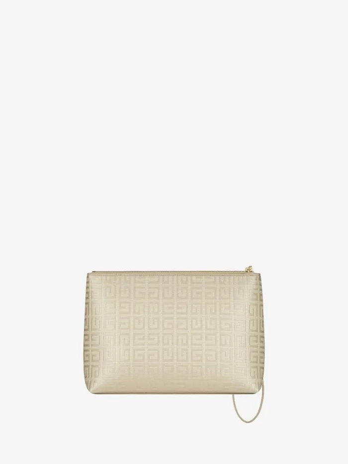Travel Pouch In 4g Coated Canvas Natural Beige Women Givenchy Wallets and Card Holders