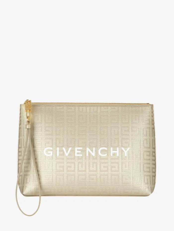 Travel Pouch In 4g Coated Canvas Natural Beige Women Givenchy Wallets and Card Holders