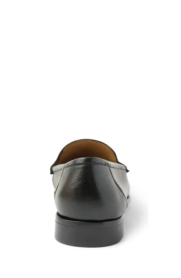 Trieste Classic Leather Moccasin 8211 Black Cervo Men Bruno Magli Loafers and Slipons