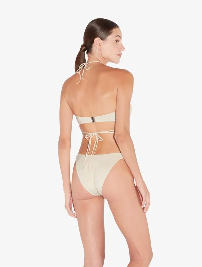 Trikini In Champagne With Beading Swim La Perla Bikinis