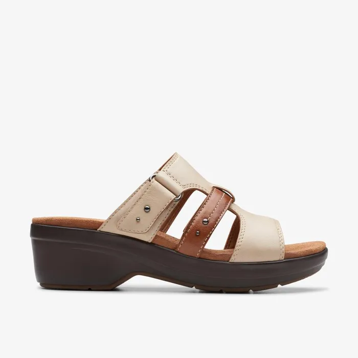 Tuleah Jane Sand Combination Women Clarks Sandals and Flip Flops