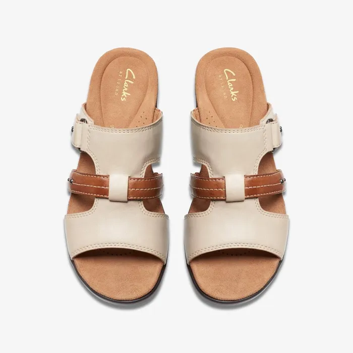 Tuleah Jane Sand Combination Women Clarks Sandals and Flip Flops