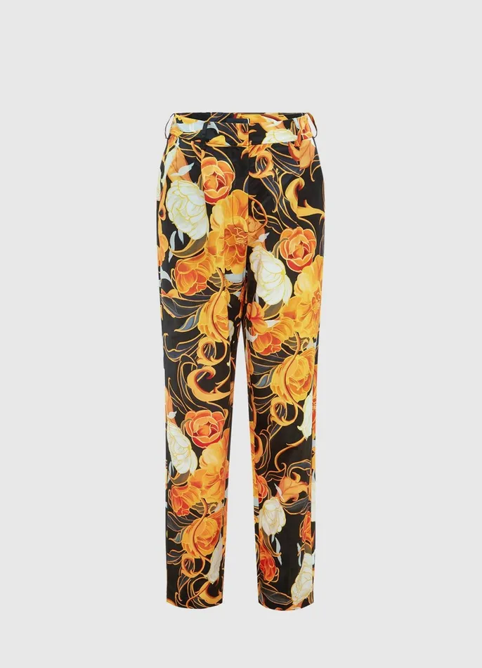 Two Piece Sets Women LEO LIN Harper Straight Leg Pants 8211 Adorn Print In Royal