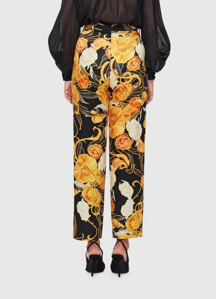 Two Piece Sets Women LEO LIN Harper Straight Leg Pants 8211 Adorn Print In Royal