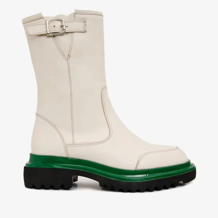 Vinci Leather Boots and Booties The Yako Cream Leather Mid Calf Boot 8211 Women Vinci Leather Boots and Booties The Yako Cream Leather Mid Calf Boot 8211 Women
