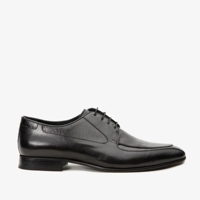 Vinci Leather Dress Shoes The Gardi Black Leather Derby Shoe 8211 Men