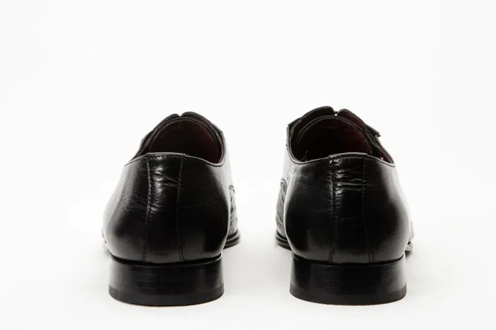 Vinci Leather Dress Shoes The Porto Alegre Black Leather Derby Shoe 8211 Men
