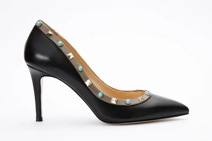 Vinci Leather Heels The Tikapur Black Leather Pump Shoe 8211 Women