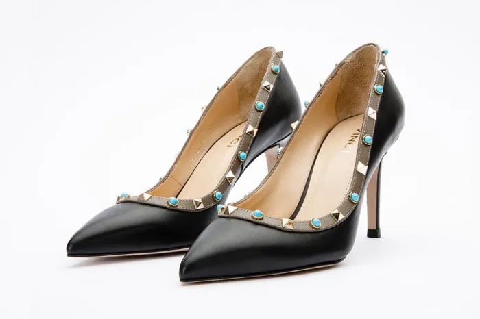 Vinci Leather Heels The Tikapur Black Leather Pump Shoe 8211 Women