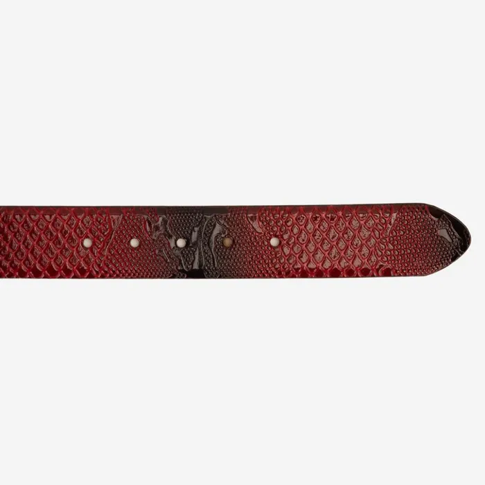 Vinci Leather Leather Belts The Milano Red Leather Belt Limited Edition 8211 Men