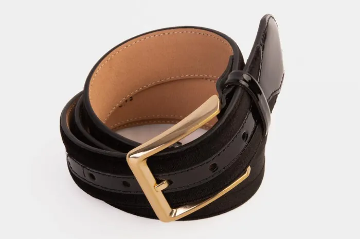 Vinci Leather Leather Belts The Pontalto Black Leather Belt 8211 Men