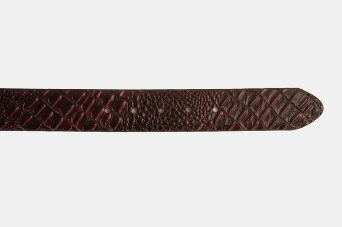 Vinci Leather Leather Belts The Randor Burgundy Leather Belt 8211 Men