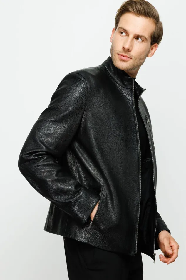 Vinci Leather Leather Jackets The Blanchard Black Leather Jacket 8211 Men