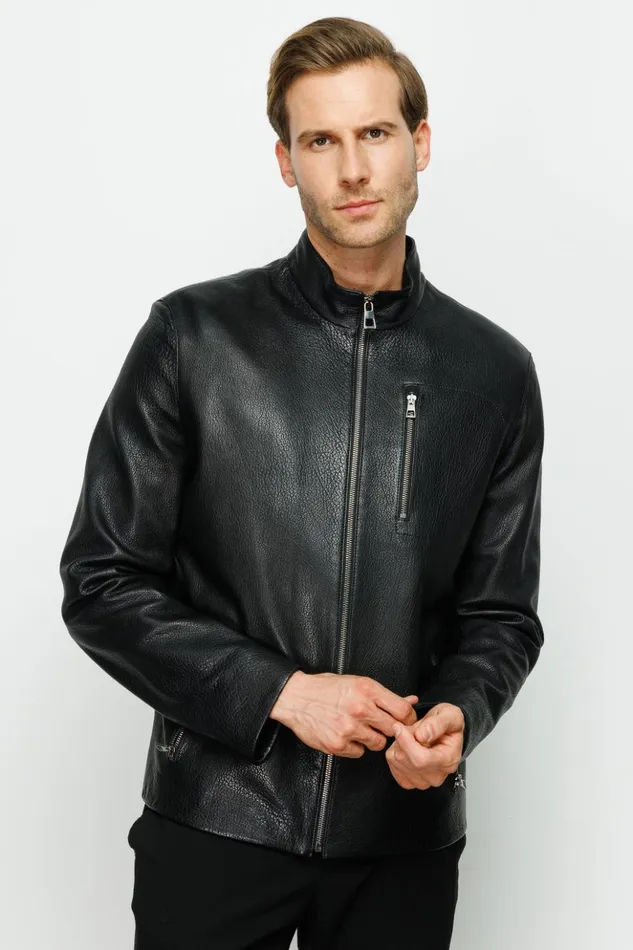 Vinci Leather Leather Jackets The Blanchard Black Leather Jacket 8211 Men