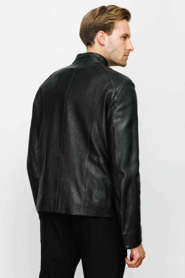 Vinci Leather Leather Jackets The Blanchard Black Leather Jacket 8211 Men