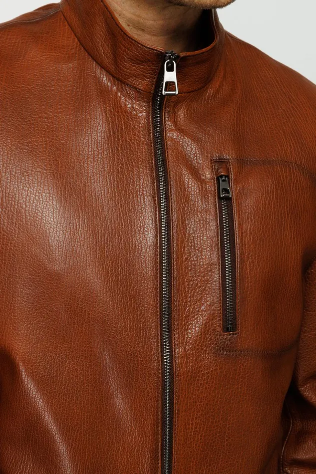 Vinci Leather Leather Jackets The Elgin Brown Leather Jacket 8211 Men