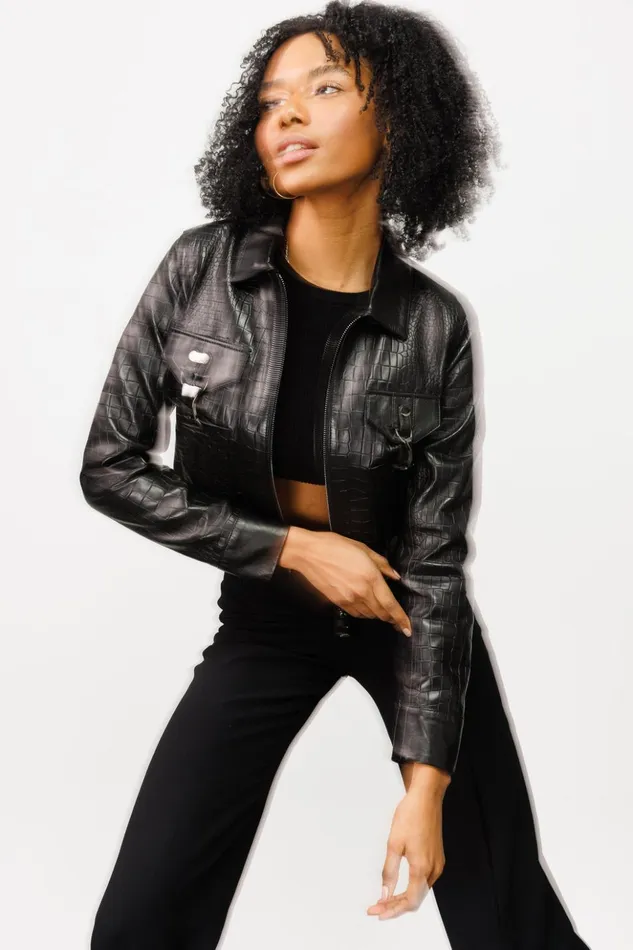 Vinci Leather Leather Jackets The Piane Black Leather Jacket 8211 Women