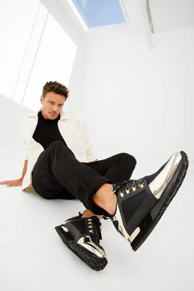 Vinci Leather Sneakers The Emir Gold Leather Sneaker Limited Edition 8211 Men
