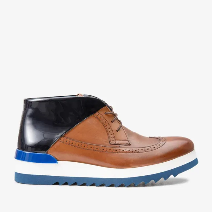Vinci Leather Sneakers The Kagan Tan Wingtip Chukka Sneaker Boot 8211 Men