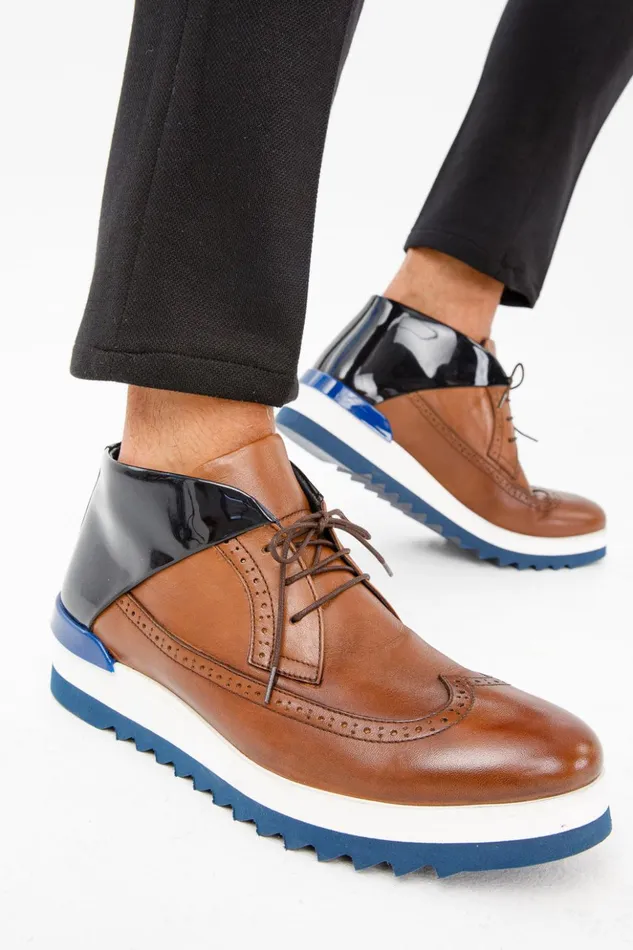 Vinci Leather Sneakers The Kagan Tan Wingtip Chukka Sneaker Boot 8211 Men