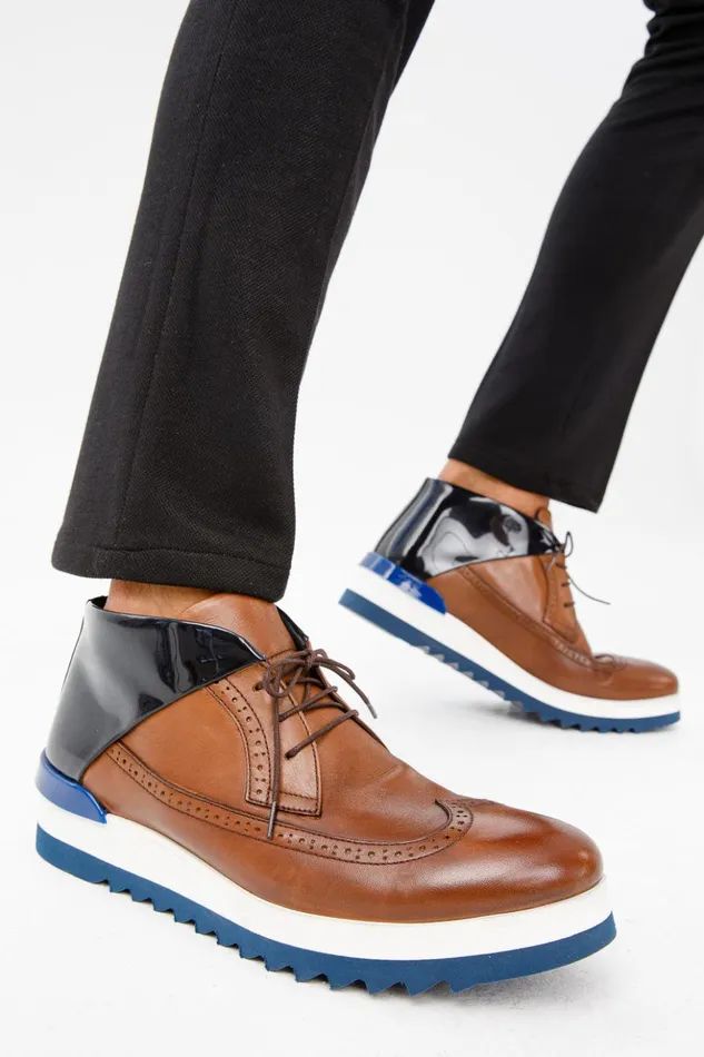 Vinci Leather Sneakers The Kagan Tan Wingtip Chukka Sneaker Boot 8211 Men