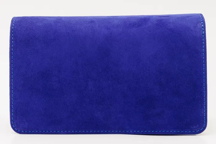 Vinci Leather Women Bags The California Sax Blue Suede Leather Handbag 8211 Women