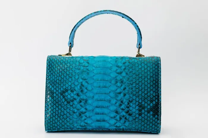 Vinci Leather Women Bags The Queen Turquoise Leather Handbag 8211 Women