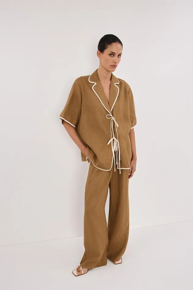 VON FERN LINEN PANT Women DISSH Pants