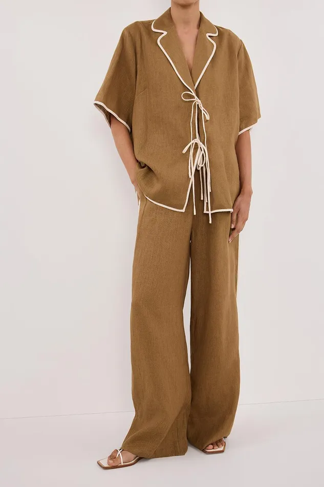 VON FERN LINEN PANT Women DISSH Pants