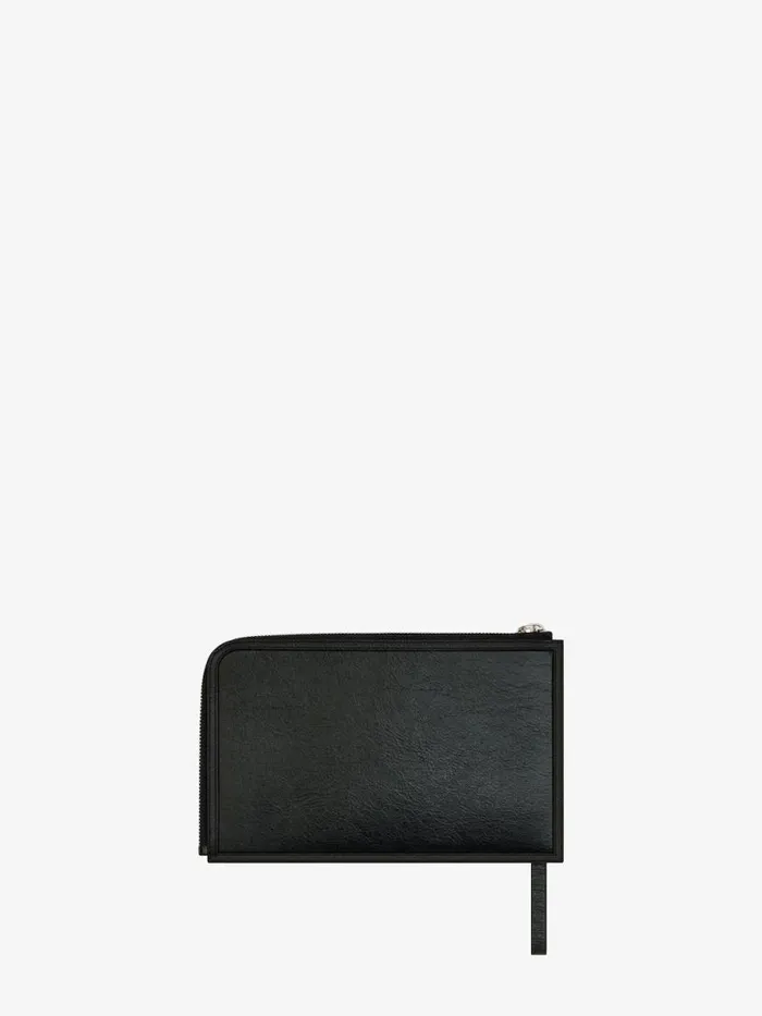 Voyou Pouch In Leather Black Women Givenchy Wallets and Card Holders