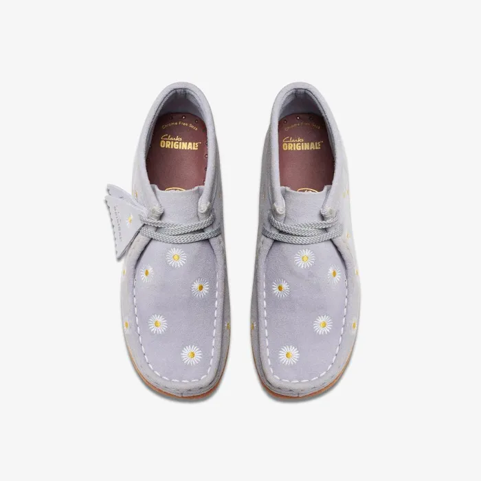 Wallabee Boot Older Cloud Grey Kids Clarks Originals
