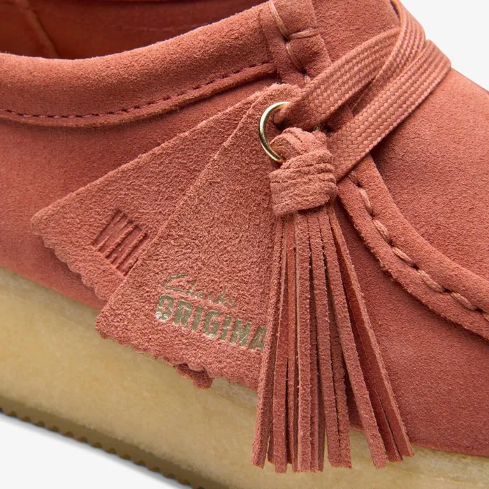Wallacraft Bee Terracotta Suede Women Clarks Platforms