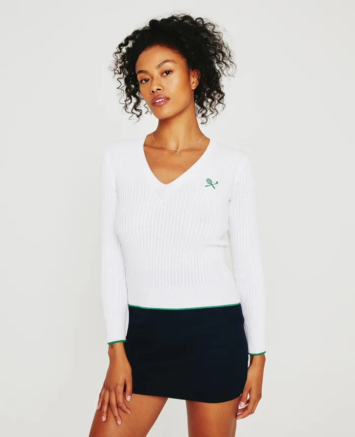 Weddington Varsity Sweater Eb Racket Club Emblem Match Wh Women AG Jeans Sweatshirts Weddington Varsity Sweater Eb Racket Club Emblem Match Wh Women AG Jeans Sweatshirts