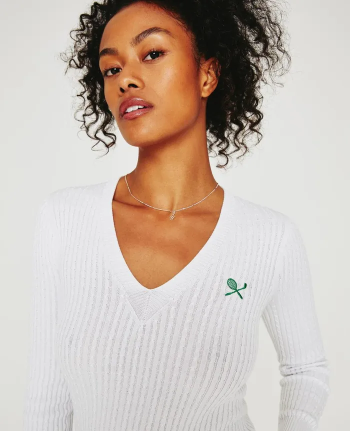 Weddington Varsity Sweater Eb Racket Club Emblem Match Wh Women AG Jeans Sweatshirts Weddington Varsity Sweater Eb Racket Club Emblem Match Wh Women AG Jeans Sweatshirts