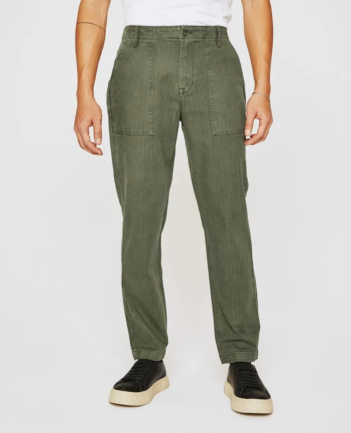 Wells Fatigue Valley Dark Infantry Green Men AG Jeans Pants Wells Fatigue Valley Dark Infantry Green Men AG Jeans Pants