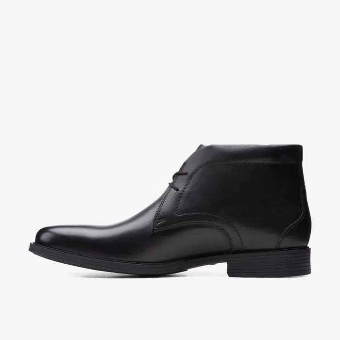 Whiddon Mid Black Men Clarks Dress Shoes