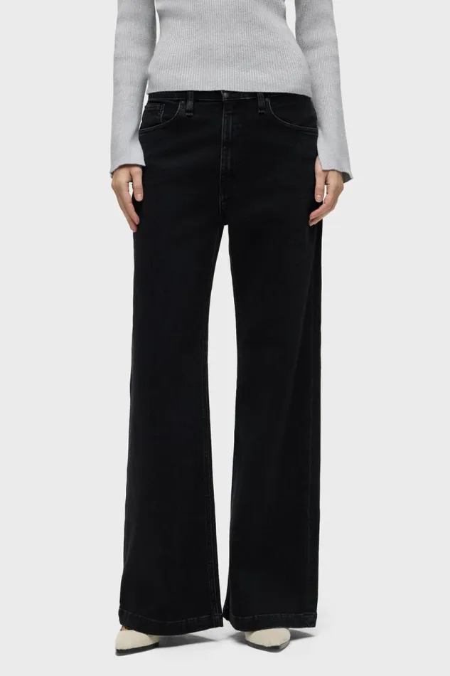 Wide Leg Women Hudson Jeans Jodie HighRise Wide Leg Jean Black