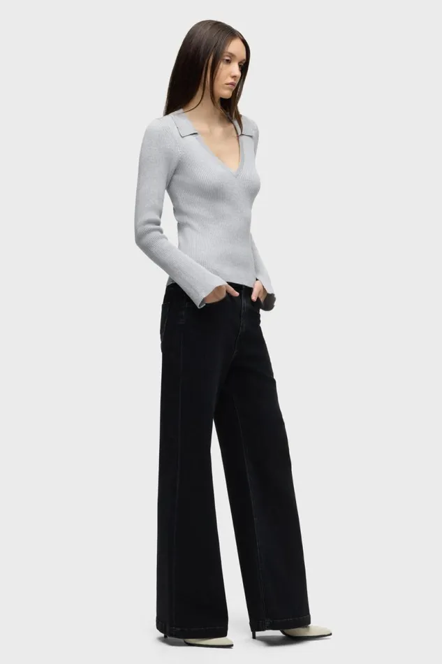 Wide Leg Women Hudson Jeans Jodie HighRise Wide Leg Jean Black Wide Leg Women Hudson Jeans Jodie HighRise Wide Leg Jean Black