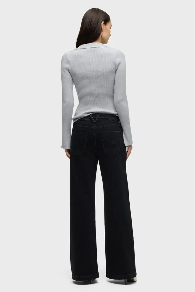 Wide Leg Women Hudson Jeans Jodie HighRise Wide Leg Jean Black Wide Leg Women Hudson Jeans Jodie HighRise Wide Leg Jean Black