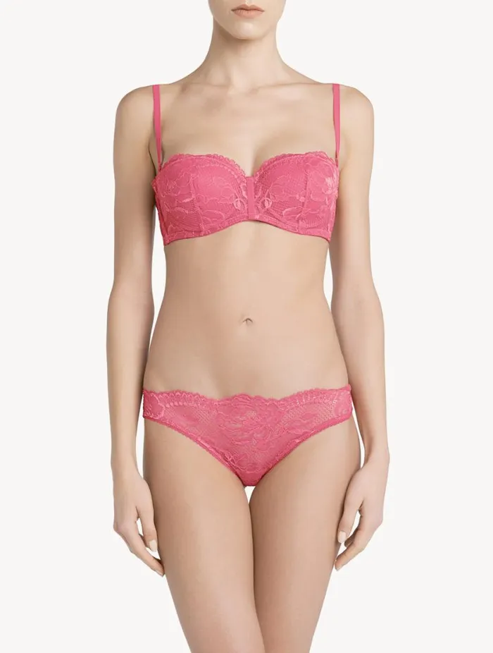 Wild Orchid Lace Brazilian Briefs Lingerie La Perla Brazilian