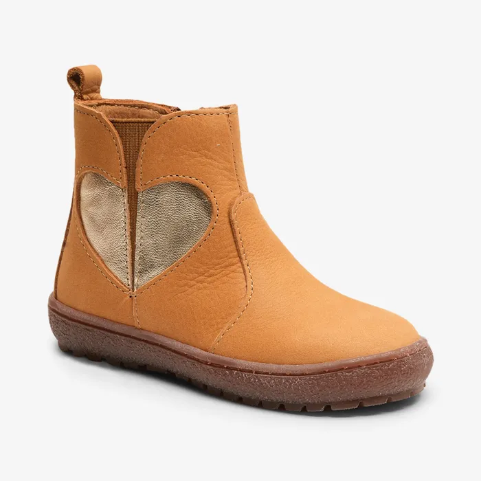 Winter boots emilie cognac Brown bisgaardshoes KIDS